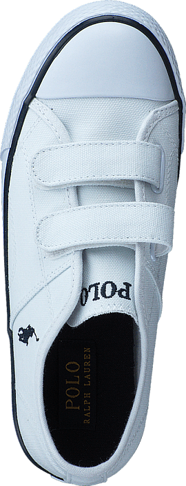 Ralph Lauren Junior - Dyland EZ White Canvas w/ Navy PP