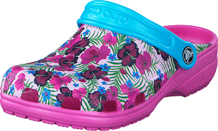 different colored crocs