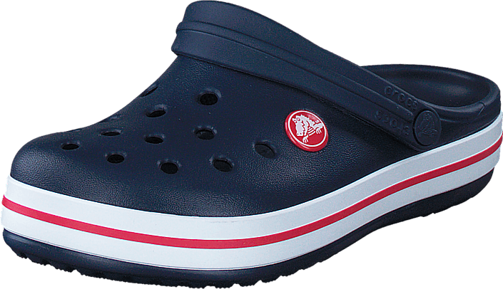 Crocband Clog Kids Navy/Red | Footway