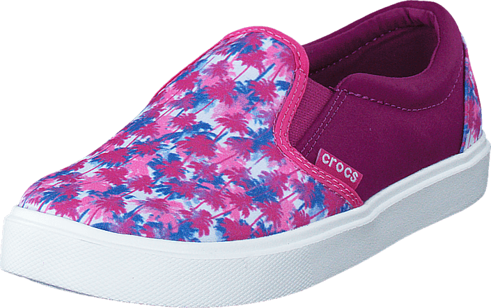 Crocs - CitiLane Novelty Slip-on K Pink Palm