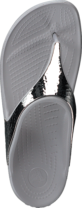 Crocs - Crocs Sloane Embellished Flip Platinum/Platinum