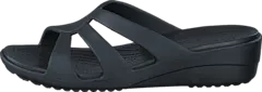 Crocs - Sanrah Strappy Wedge Black/Black