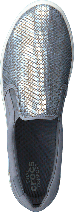 Crocs - CitiLane Sequin Slip-On W Silver