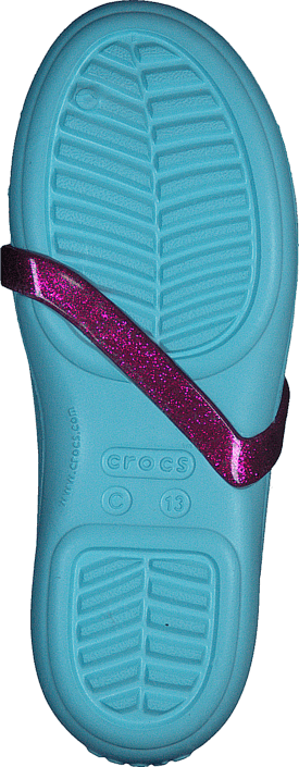 Crocs - Crocs Lina Flat K Ice Blue