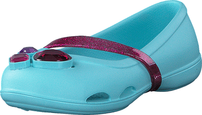 Crocs - Crocs Lina Flat K Ice Blue
