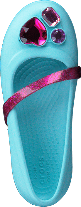 Crocs - Crocs Lina Flat K Ice Blue