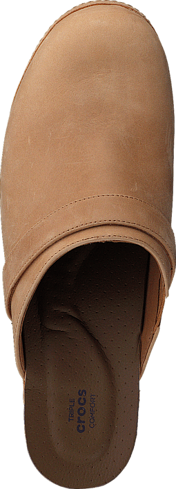 crocs sarah leather clog