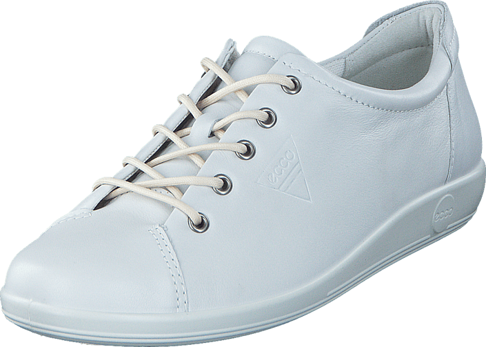 Buy Ecco 206503 Soft 2.0 White Shoes 
