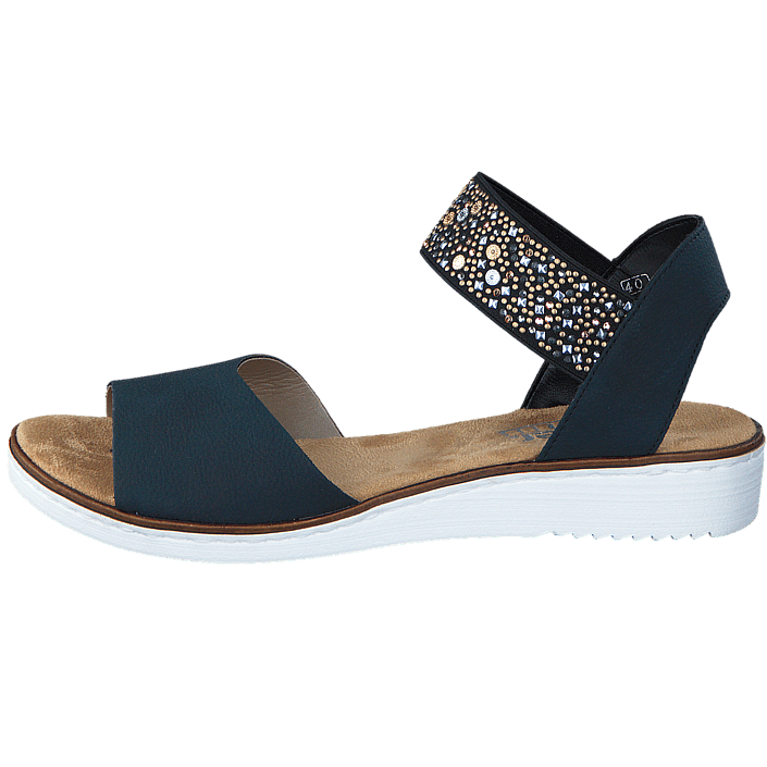 63678 14 Ladies Blue Slip on sandals 63678 14 Ladies Blue Slip on sandals