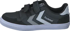 Hummel - Stadil Jr Leather Low Black/White/Grey