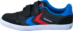 Hummel - Stadil Jr Leather Low Black/Blue/Red/Gum
