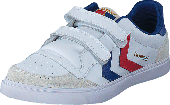 Stadil Jr Leather Low White/Blue/Red/Gum
