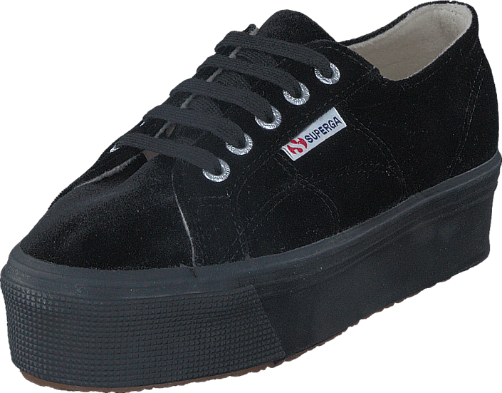 superga svart velour