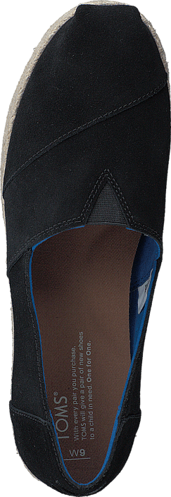 Toms - Platform Alpergata Black Suede