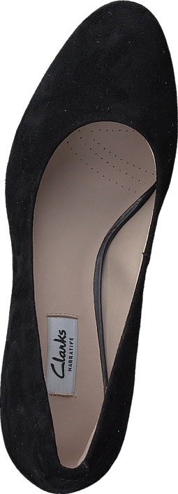 Clarks - Kelda Hope Black Suede