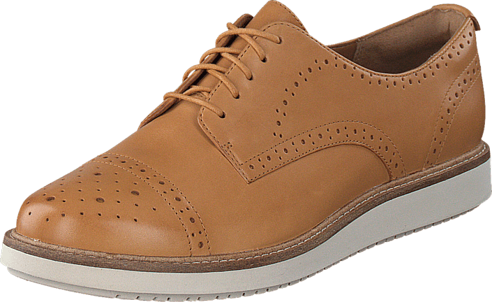 Clarks - Glick Shine Light Tan Lea