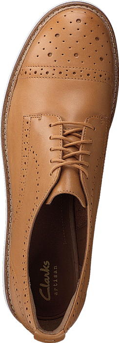 Clarks - Glick Shine Light Tan Lea