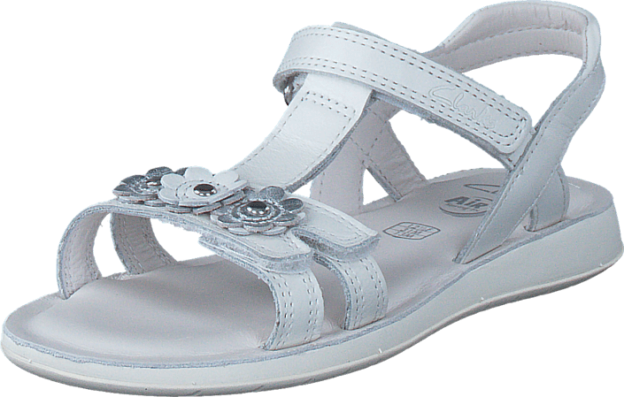 Clarks - Sea Sally Inf White Leather