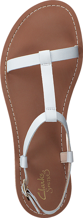 Clarks - Voyage Hop White Leather
