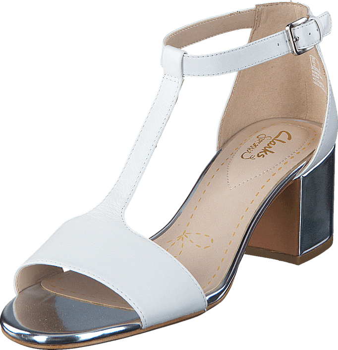 Clarks - Barley Belle White Combi Lea