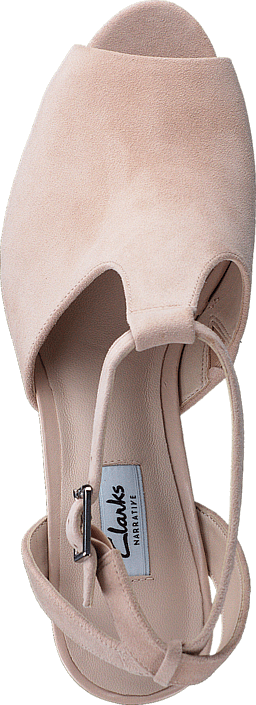 Clarks - Kendra Charm Nude Suede