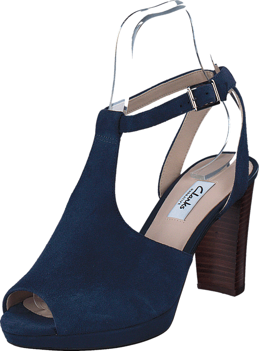 Kendra Charm Navy Suede