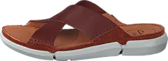 Clarks - Trisand Cross Dark Tan Leather