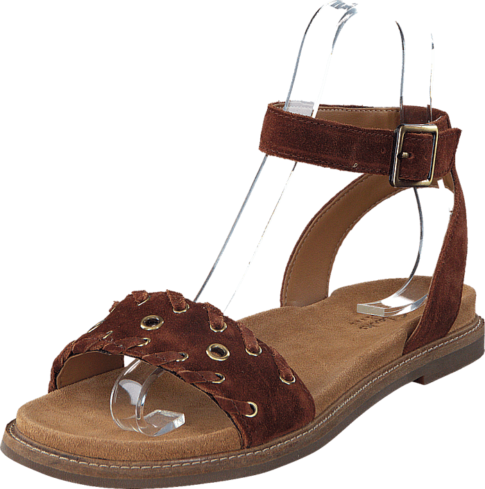 Clarks - Corsio Amelia Dark Tan Suede
