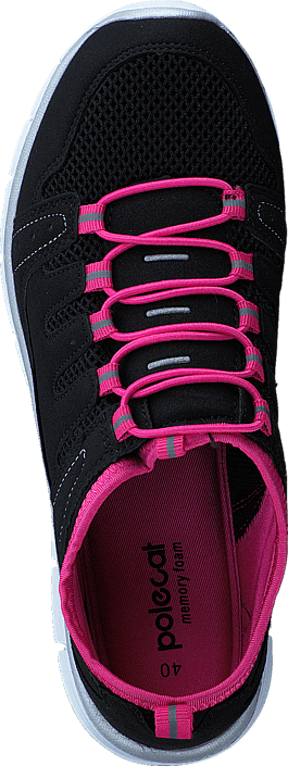 Polecat - 435-1311 Memory Foam Insock Black/Fuchsia