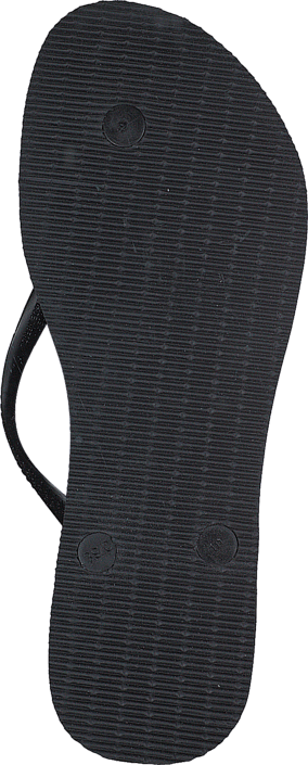 Havaianas - Slim Metal Logo And Crystal Black