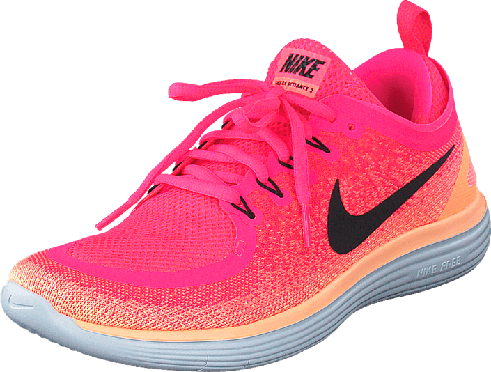 Wmns Nike Free Rn Distance 2 Racer Pink/Black-Lava Glow