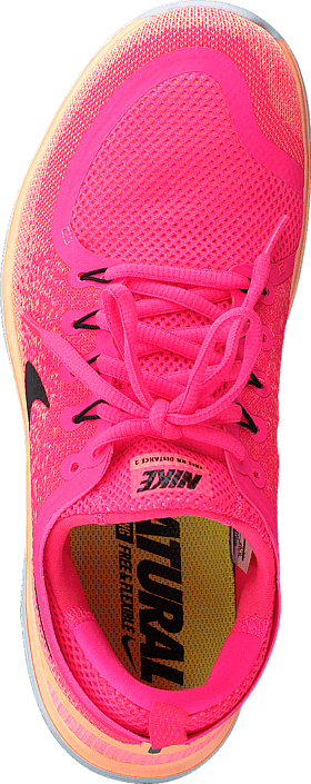 Wmns Nike Free Rn Distance 2 Racer Pink/Black-Lava Glow