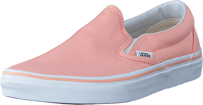 peach vans slip ons