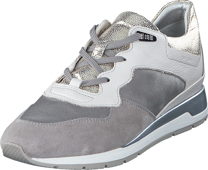 Geox - D Shahira Off White/Lt Grey