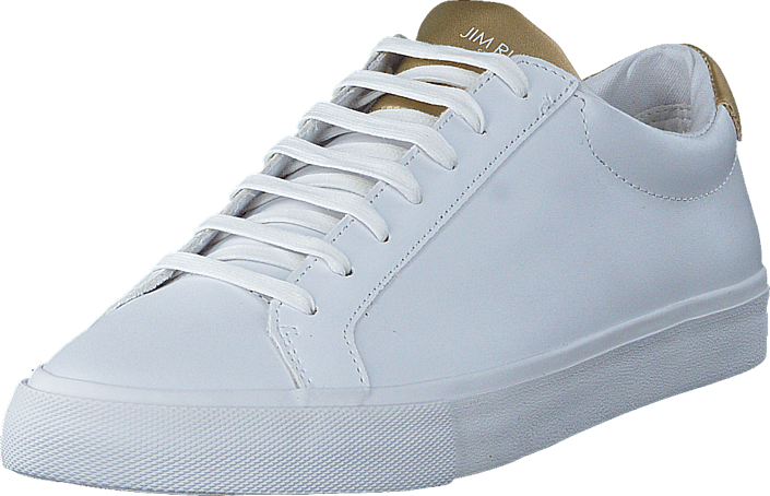 Chop Womens Leather White/Gold