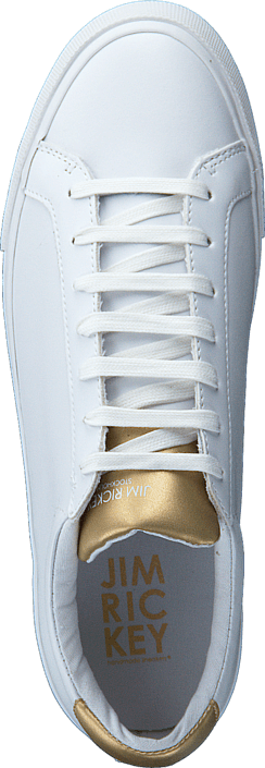 Chop Womens Leather White/Gold