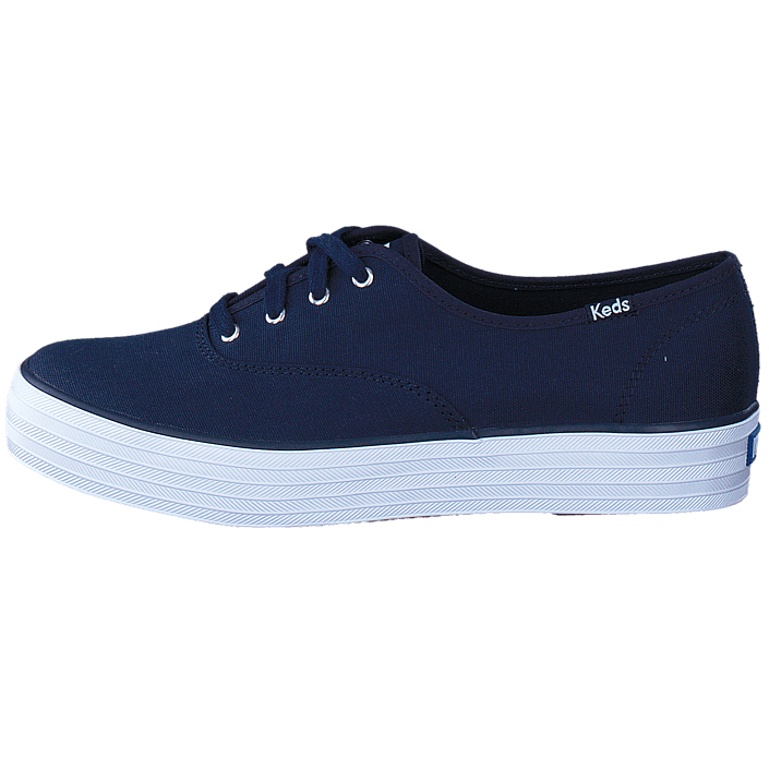 Kjøp Keds Triple Seasonal Solid Peacoat Navy sko Online Kjøp Keds Triple Seasonal Solid Peacoat Navy blå Sko Online