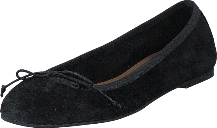 Pieces - Pskate Suede Ballerina Black