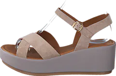 Pieces - Pslama Suede Sandal Moonbeam
