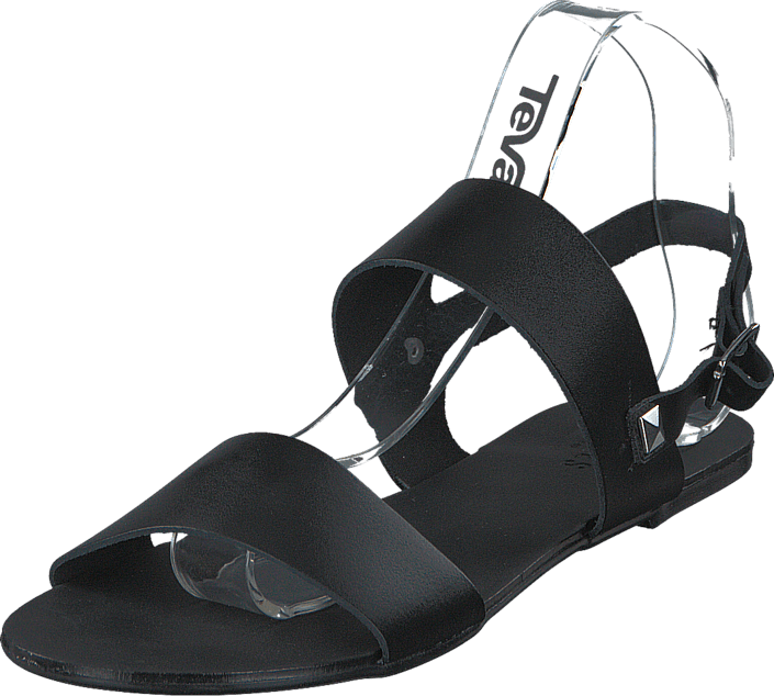 Pieces - Pslindsay Leather Sandal Black