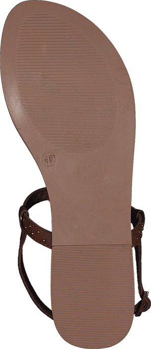 Pslina Leather Sandal Studs Cognac