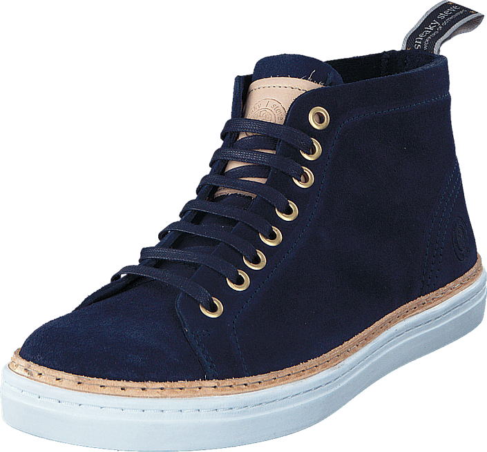 Sneaky Steve - Silvermine High Navy suede