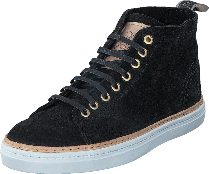 Sneaky Steve - Silvermine High Black suede