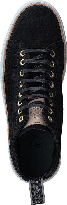 Sneaky Steve - Silvermine High Black suede