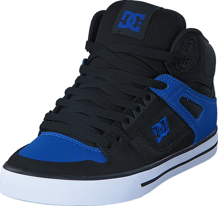 dc shoes blue and black