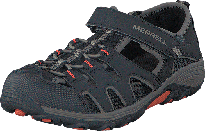 Merrell - Boys Hydro H2O Hiker Sandal Black/Gunsmoke/Orange