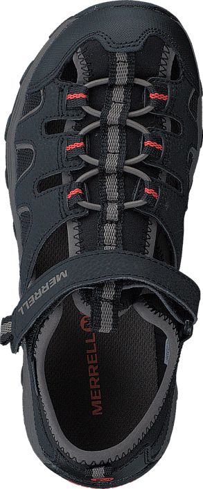Merrell - Boys Hydro H2O Hiker Sandal Black/Gunsmoke/Orange