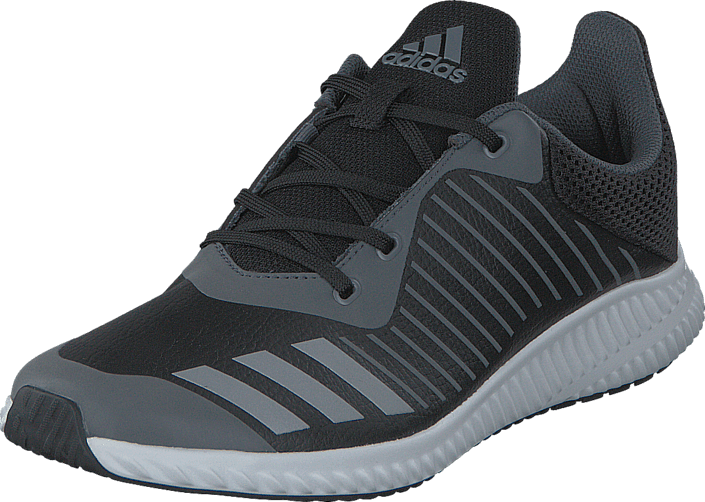 adidas Sport Performance - Fortarun K Core Black/Silver Met./Onix