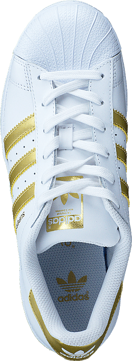 adidas Originals - Superstar J Ftwr White/Gold Met./Gold Met.