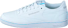 Reebok Classic - Club C85 TC White/Neon Blue/Steel